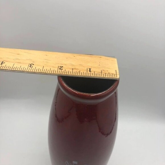 AMANO Made in Germany Scheurich RARE Red Oxblood Vase Pier 1 Imports Décor - Picture 12 of 13